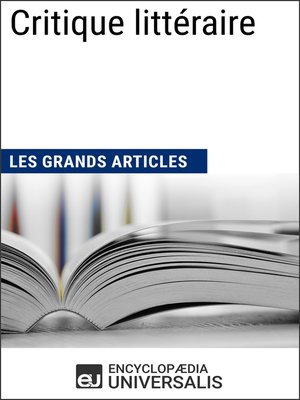 cover image of Critique littéraire